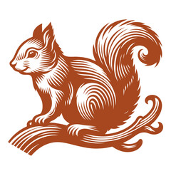 Squirrel vector, squirrel logo