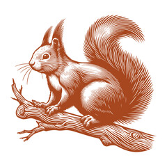 Squirrel vector, squirrel logo
