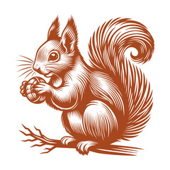 Squirrel vector, squirrel logo