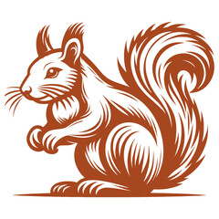 Squirrel vector, squirrel logo