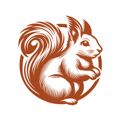 Squirrel vector, squirrel logo
