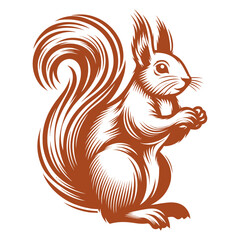 Squirrel vector, squirrel logo