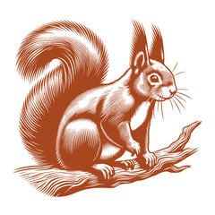 Squirrel vector, squirrel logo