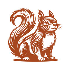 Squirrel vector, squirrel logo