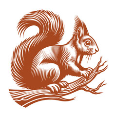 Squirrel vector, squirrel logo
