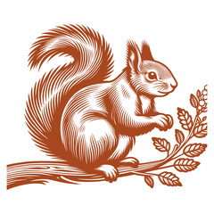 Squirrel vector, squirrel logo