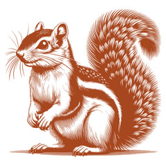 Squirrel vector, squirrel logo