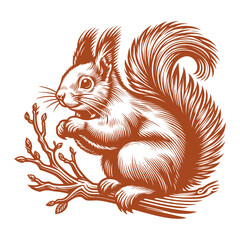 Squirrel vector, squirrel logo