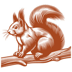 Squirrel vector, squirrel logo