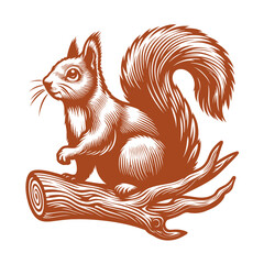 Squirrel vector, squirrel logo