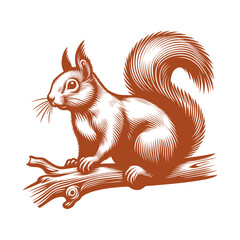 Squirrel vector, squirrel logo