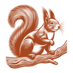 Squirrel vector, squirrel logo