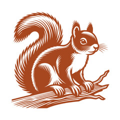 Squirrel vector, squirrel logo