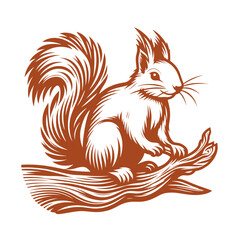 Squirrel vector, squirrel logo