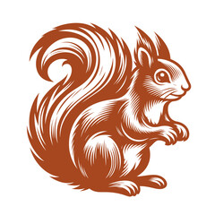 Squirrel vector, squirrel logo