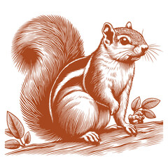 Squirrel vector, squirrel logo