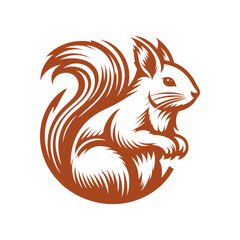 Squirrel vector, squirrel logo