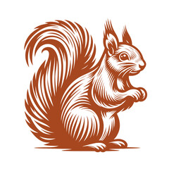 Squirrel vector, squirrel logo