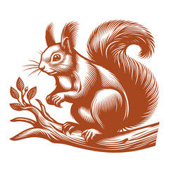 Squirrel vector, squirrel logo