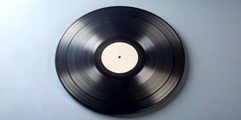 Obraz premium Schallplatte Vinyl Schellack Vinylscheibe Scheibe Platte Creative AI
