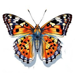 the AI Image Generator, butterfly neon