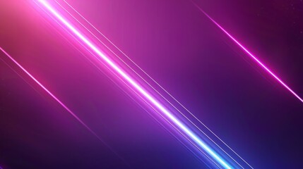 Diagonal pink and blue lights crossing a gradient background