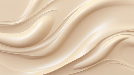 Waves of beige oil paint.