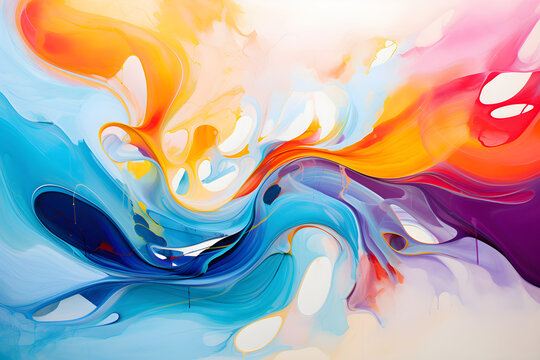 Abstract Representation of Ebullience: A Vivacious Display of Energy and Enthusiasm