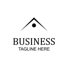 Simple business logo design vector