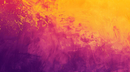 Abstract orange purple grain gradient background with vibrant noise texture for retro banner design