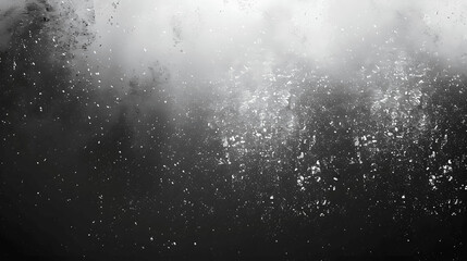 Obraz premium Black white gradient grainy background with noise texture for grunge abstract poster design