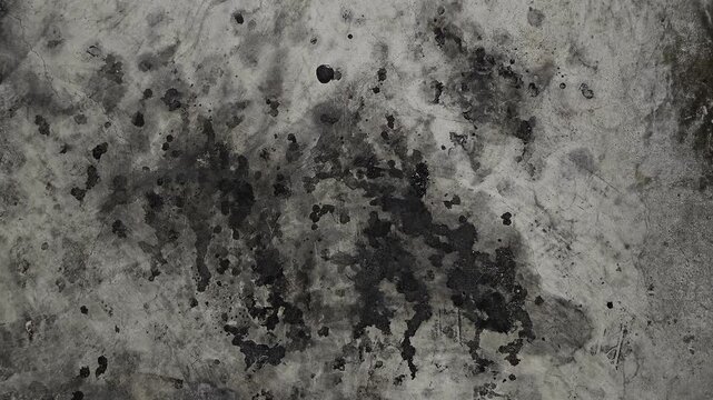 engine oil drop on concrete floor texture background