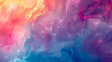 Abstract Fluid Art: A mesmerizing abstract background created with fluid art techniques and vibrant colors.
