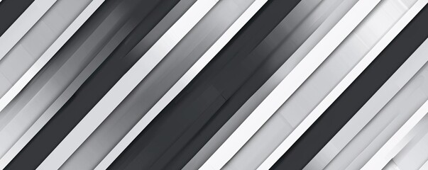 Obraz premium Diagonal lines in grayscale, abstract minimal style, seamless pattern background