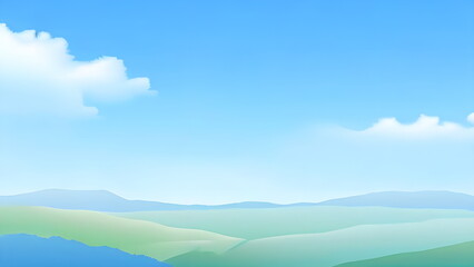 Obraz premium blue sky backdrop