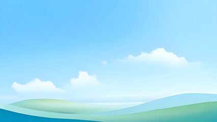 Obraz premium blue sky backdrop