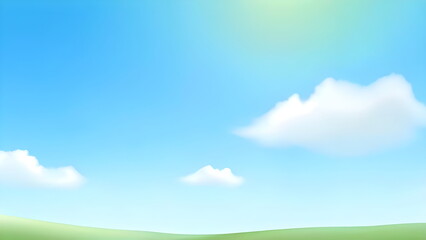 Obraz premium blue sky backdrop
