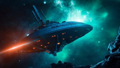 Obraz premium ufo in space