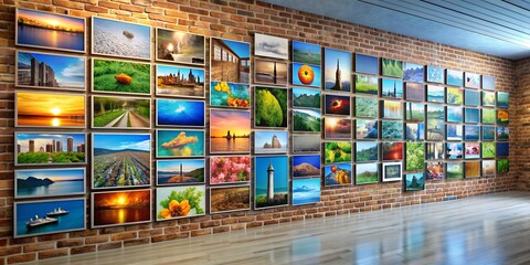 A picture on a wall informative Vibrant engaging AI-Generated Content