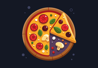 bakey, cheese, cook, cooking, fast food, food, forno, hut, mobile meals, mobile pizza, pizza, recipe, restaurant, service, slice, pizza logo, pizza, pizza hut, delouses pizza,  Japanese food, food,  
