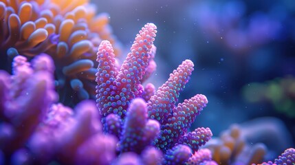 Fototapeta premium Vibrant Coral Reef Underwater Enchantment