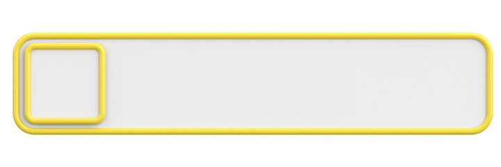 Obraz premium Profile tab. Social media profile. 3D illustration.