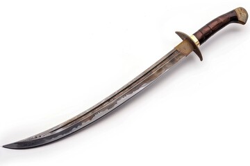 Pirate sword isolated on white background.