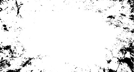 Distressed overlay texture with black abrasions and scratches horizontal banner. Grunge background.Overlay texture with old dust effect, grunge, grainy, vintage, worn, dust effect. vector illustration