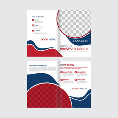 Corporate Bifold Business Brochure Design 