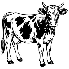 Fototapeta premium cow,