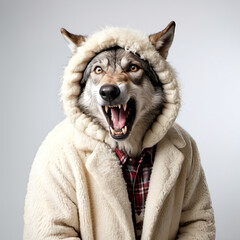 Wolf in the sheep's clothing. Author Artist Nadia Russ.	