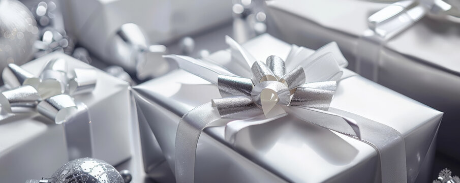 A sophisticated greeting marking the end of the week on a sleek silver surface, with elegant typography and subtle decorations.