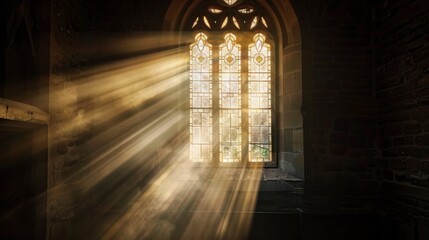 light coming through a window generative ai