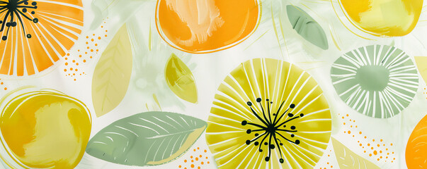 A playful patterned lime paper backdrop, featuring fun designs and textures, perfect for energetic and youthful themes.
